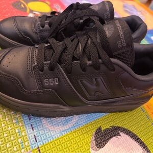 New Balance 550 All-Black Sneakers